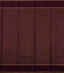 Light Brown Handloom Kanchipuram Silk Saree With Checks-KA14701