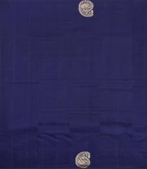 Lilac Handloom Kanchipuram Silk Saree With Annam Buttas-KA15713