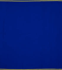 Blue Woven Mysore Silk Saree With Mango Border-MS3371