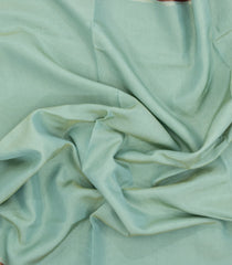 Aquamarine Woven Blended Viscose Saree With Contrast Border -BL5591