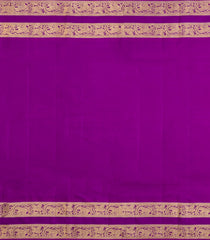 Orange Handloom Korvai Kanchipuram Silk Saree With Buttas-KA15372