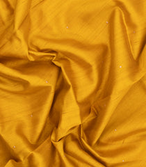 Mustard Woven Blended Tussar Silk Saree With Embroidery-BL6115