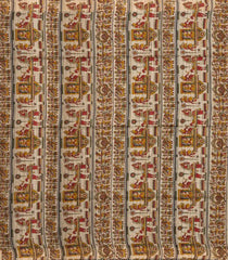 Black Handloom Dupion Silk Saree With Printed Pallu-DS0551