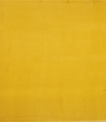Mustard Printed Tussar Silk Saree With Floral Motifs-TU3694