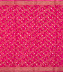 Pink Printed Synthetic Dola Silk Saree With Floral Motifs -SY0151