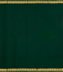 Bottle Green Woven Mysore Silk Saree With Mango Border-MS3374