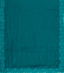 Sea Green Synthetic Fendy Saree With Embroidered Border-BL5450