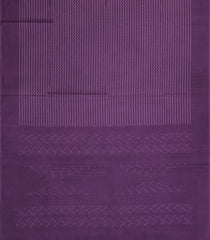 Purple Woven Tussar Silk Saree With Chevron Stripes-TU3308