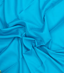 Turquoise Woven Mysore Silk Saree With Zari Border-MS3710