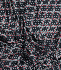 Bottle Green Handloom Pochampally Ikat Silk Saree With Tie & Dye Motifs -IK0421
