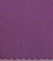 Baby Pink Woven Blended Chiffon Saree With Printed Floral Motifs & Embroidered Selvage-EN1917