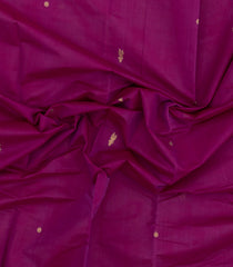Pink Handloom Kanchi Cotton Saree With Annam Buttas-KC1841