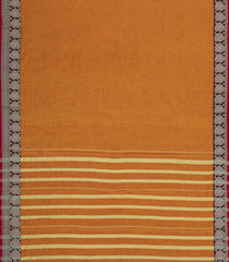 Orange Woven Chirala Cotton Saree With Narayanapet Border-CR1486