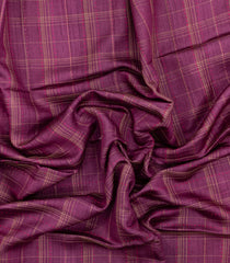 Chesnutt Pink Printed Tussar Silk Saree With Checks & Printed Pallu-TU3680