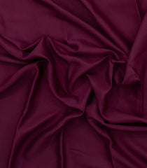 Burgundy Woven Mysore Silk Saree With Contrast Border-MS3669