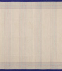 Taupe Handwoven Bengal Cotton Saree With Stripes-BG1494
