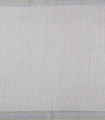 Cream Printed Synthetic Linen Saree With Floral Motifs-SY0205