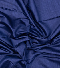 Steel Blue Woven Tussar Silk Saree With Contrast Pallu-TU3281