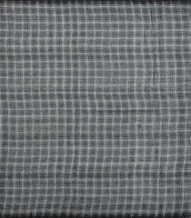 Grey Woven Linen Saree With Checks-LI0717