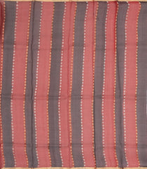 Red & Maroon Handloom Banarasi Organza Silk Saree With Floral Motifs-BE1717