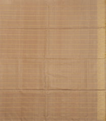 Dark Olive Handloom Soft Silk Saree With Checks & Diamond Motifs-SO4601