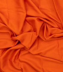Orange Woven Mysore Silk Saree With Contrast Border-MS3727