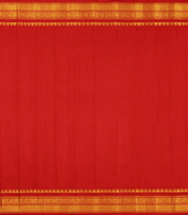 Peach Handloom Gadwal Silk Saree With Buttas & Contrast Border-GA0479