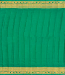 Peach Handloom Gadwal Silk Saree With Buttas & Contrast Border-GA0437
