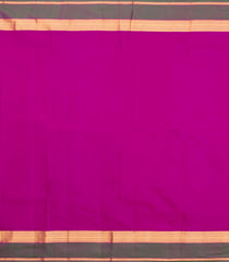 Purple Kanchipuram Silk Saree With Zari Border-KA14938