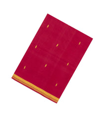 Crimson Woven Kadappa Cotton Saree With Buttas-KN0752