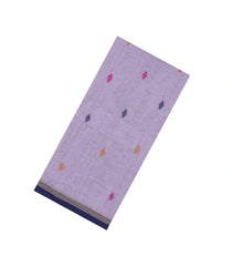 Lavender Handloom Bengal Cotton Saree With Meena Buttas-BG1579