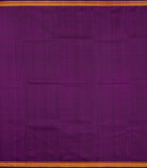 Purple Handloom Kanchipuram Silk Saree With Zari Border-KA15320