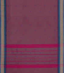 Chesnutt Pink Woven Chettinad Cotton Saree With Buttas-CN1866