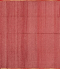 Red Handloom Maheswari Silk Cotton Saree With Zari Checks-SC4132