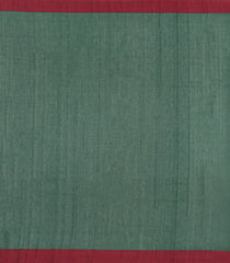 Green Handloom Village Cotton Saree With Buttas-VC1669