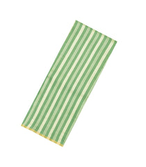 Cardamom Green Woven Banarasi Khaddi Georgette Silk Saree With Stripes-BE1935
