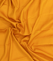 Mustard Woven Mysore Silk Saree With Contrast Border-MS3733