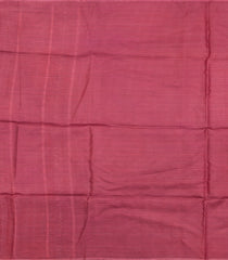 Dark Peach Woven Tussar Silk Saree With Checks-TU3337