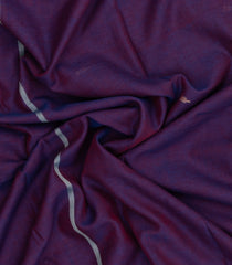 Lilac Handloom Bengal Cotton Saree With Buttas & Contrast Border-BG1972