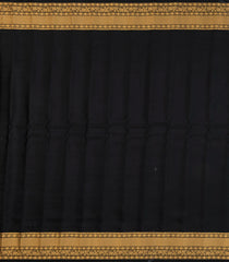 Aquamarine Handloom Gadwal Silk Saree With Buttas & Contrast Border-GA0334