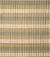 Beige Handloom Soft Silk Saree With Broken Stripes-SO4247