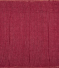 Burugndy Printed Tussar Silk Saree With Kalamkari Motifs-TU3596
