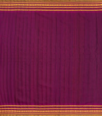 Grey Handloom Gadwal Silk Cotton Saree With Buttas-GA0376