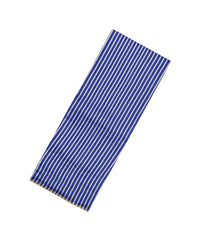 Blue Woven Banarasi Khaddi Georgette Silk Saree With Stripes-BE1951