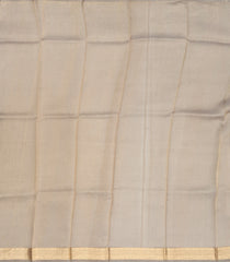 Beige Handloom Banarasi Tissue Silk Saree With Floral Buttas-BE1476