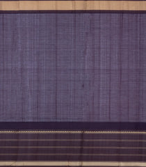 Red Handloom Silk Cotton Saree With Checks & Contrast Border-SC3941