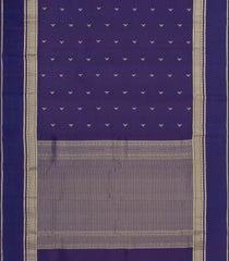 Violet Woven Pure Silk Saree With Zari Buttas-EC2573