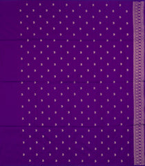 Purple Woven Synthetic Dupion Saree With Floral Vine Motifs-BL5024