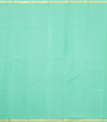 Turquoise Woven Mysore Silk Saree With Zari Border-MS3682