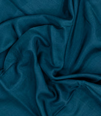 Navy Blue Printed Blended Viscose Saree With Position Printed Wedding Motifs-BL5991
